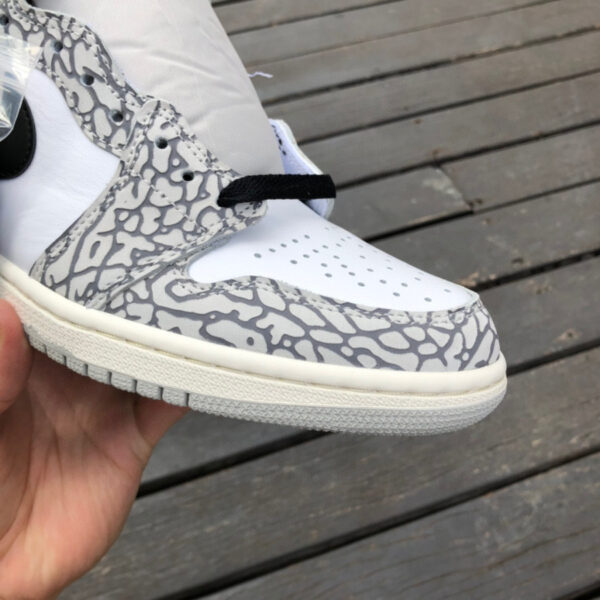 White Cement Burst Pattern Air Jordan - Image 6