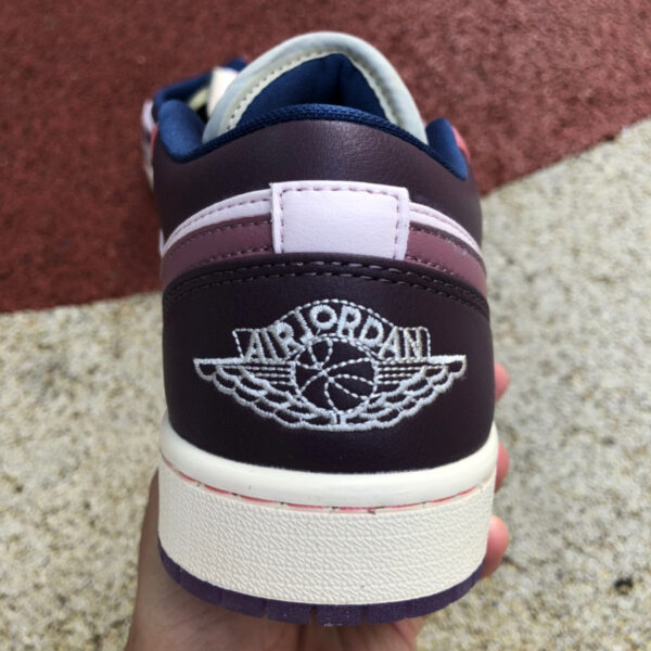 Pink And Purple Low Air Jordan - Image 7