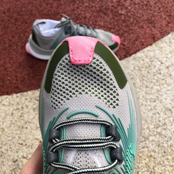 Gucci Running Shoes Gray Pink Green - Image 8