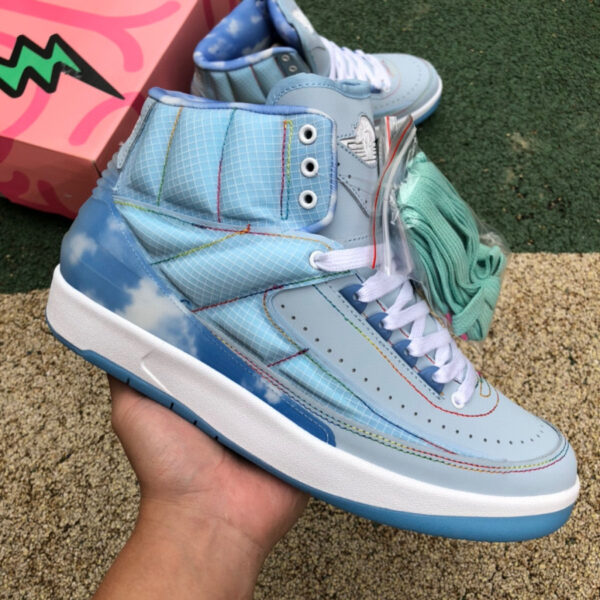 Sky Blue Balvin X Air Jordan - Image 7