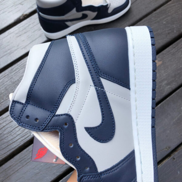 Georgetown White Blue Gray Air Jordan - Image 8