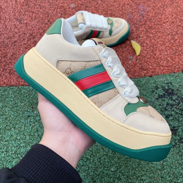 Gucci Fat Butt Hollow Brown and Green - Image 8
