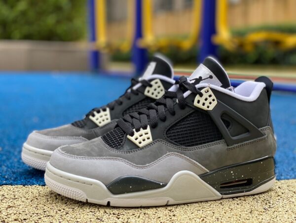 AJ4 fear Oreo black gray 626969-030