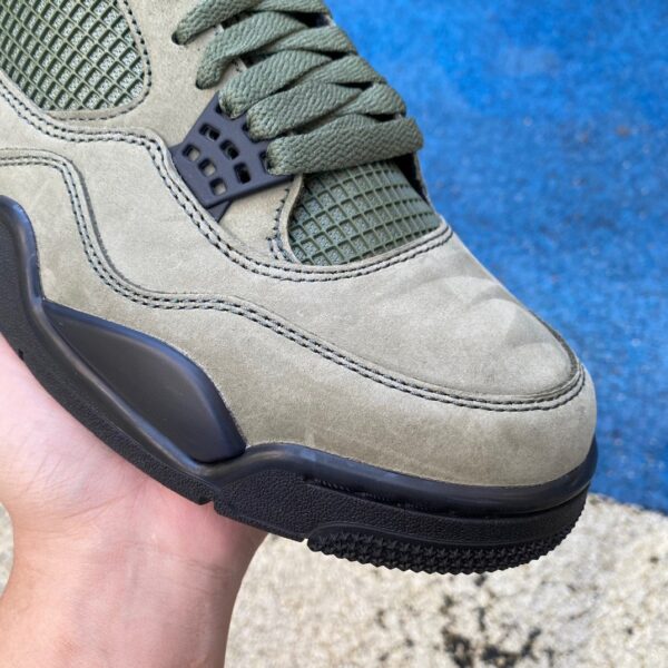 AJ4 Army Green Retro UNDFTD Low-top Retro Basketball Shoes Men's Army Green JBM351 M1 - Image 17