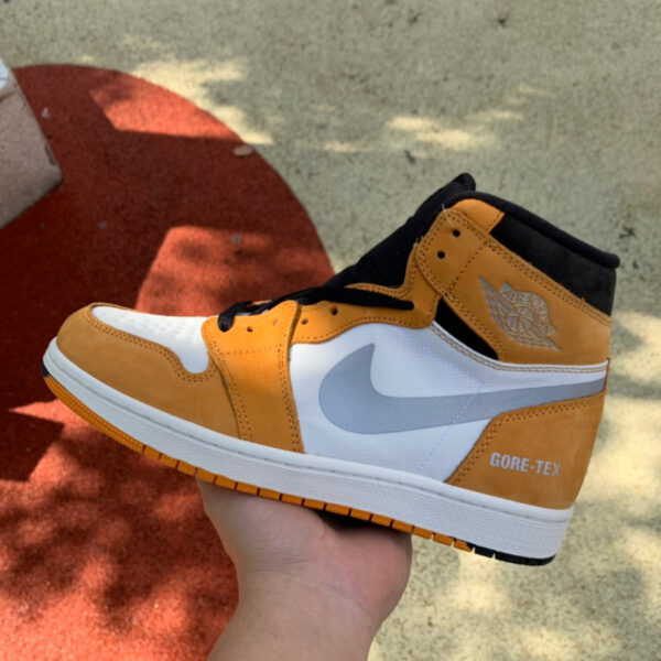 Wheat Black And White Yellow Air Jordan - Image 5