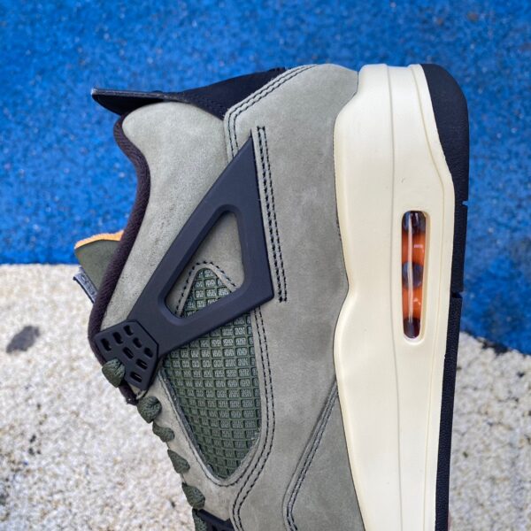 AJ4 Army Green Retro UNDFTD Low-top Retro Basketball Shoes Men's Army Green JBM351 M1 - Image 15