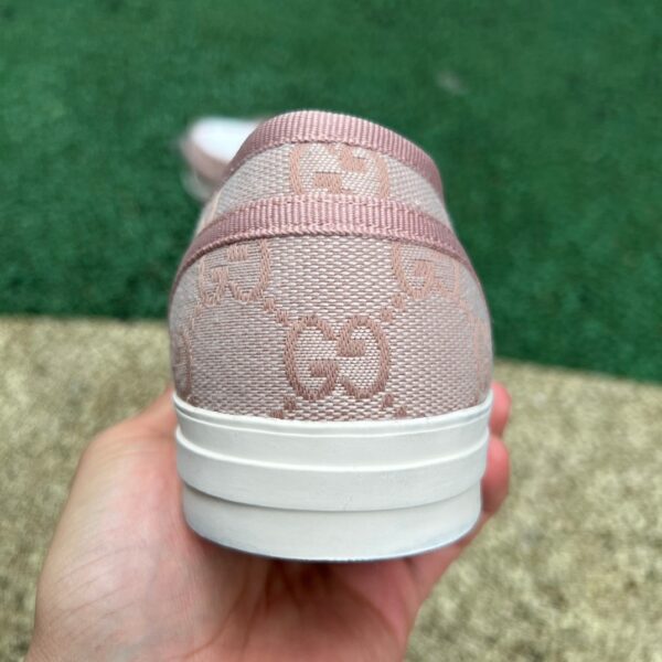 GUCCI Canvas Shoes White Pink - Image 6