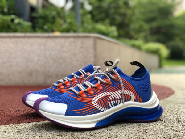 Gucci Running Shoes Blue And Red