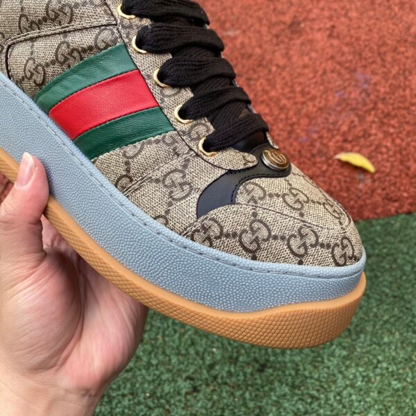 Gucci Fat Butt Hollow Brown Gray - Image 6