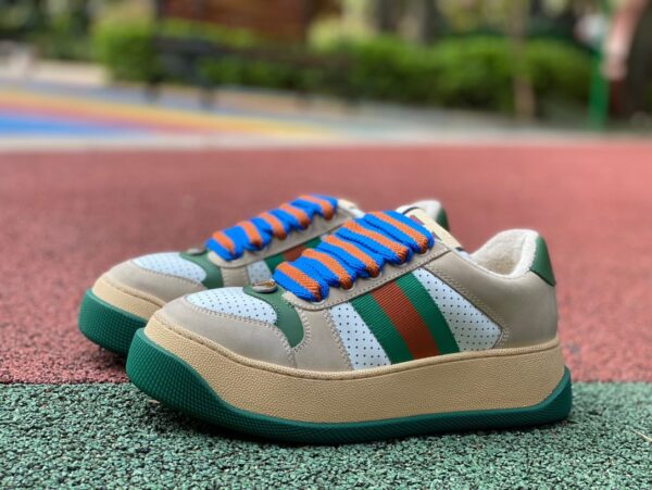 Gucci thick-soled chubby rice gray green blue