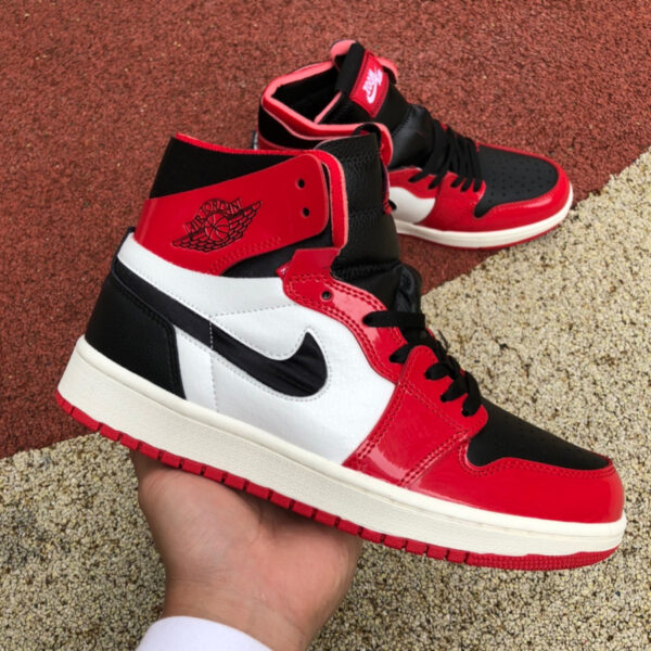 Black And White Red Air Jordan - Image 8