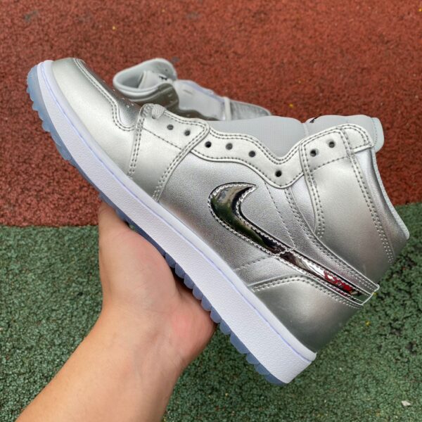 Golf Liquid Silver Metallic  Air Jordan - Image 9