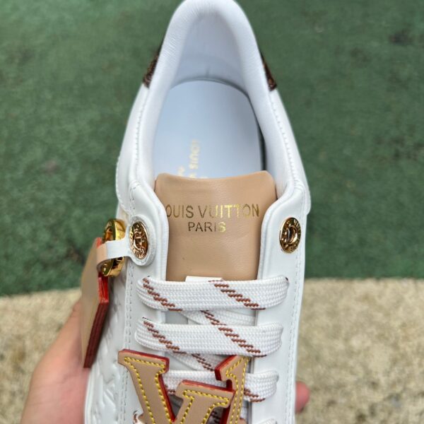 LOUIS VUITTON Time Out cowhide white brown - Image 9