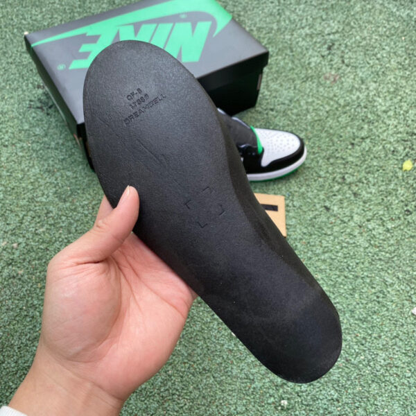 Black And White Green Air Jordan - Image 15