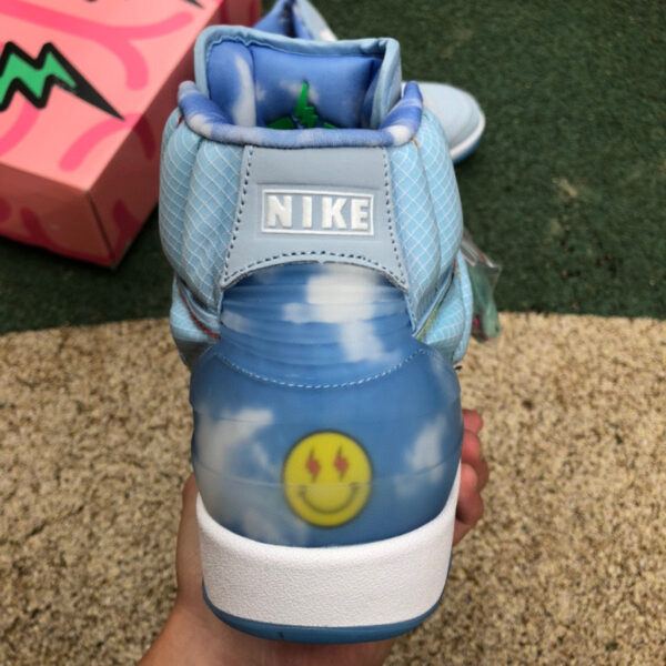 Sky Blue Balvin X Air Jordan - Image 10