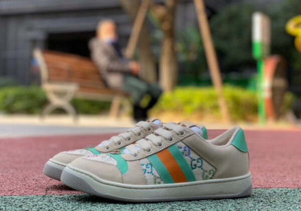 Gucci Low Top Gray Green