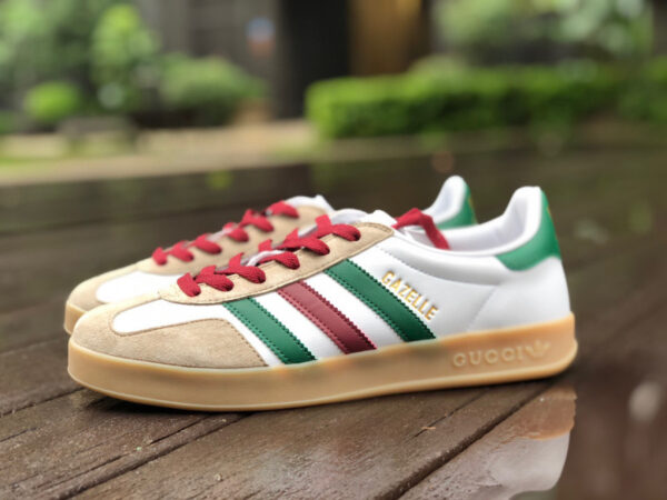 Gucci Co-Branded Adidas White Brown