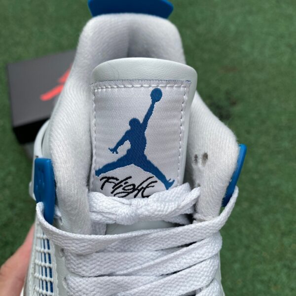 AJ4 white and blue women's model real shot cut piece 2024 version retro basketball shoes FV5029-141 - Image 14