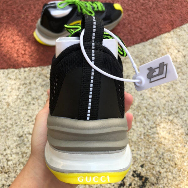 Gucci Running Shoes Black Yellow And Green - Image 6