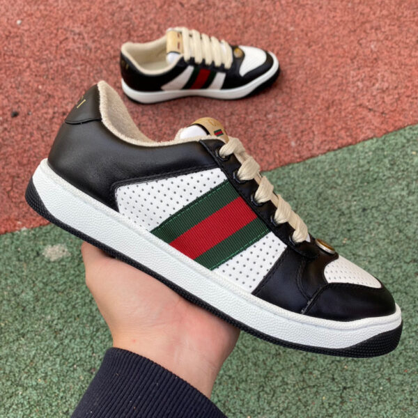 Gucci Low Top Black And White - Image 7