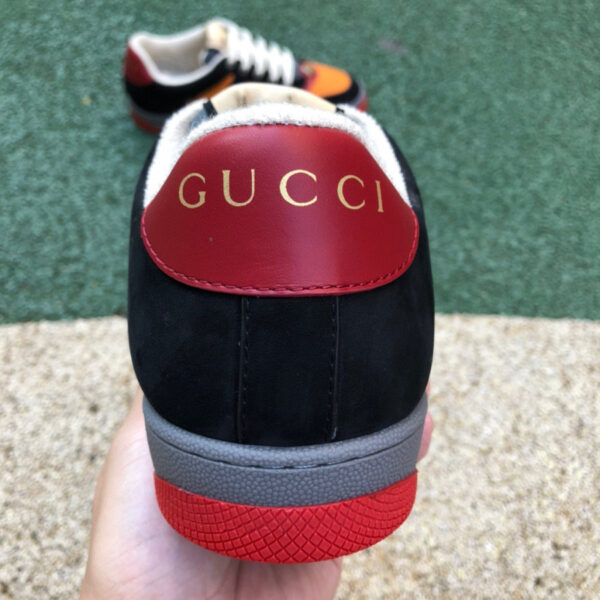 Gucci Low-Top Black Yellow And Red - Image 9