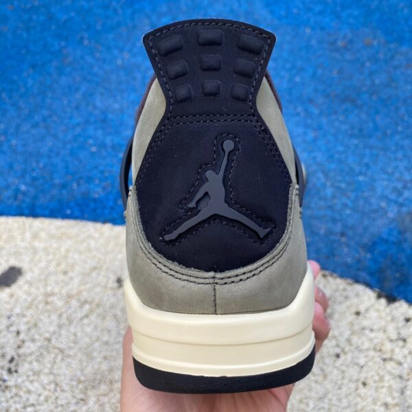 AJ4 Army Green Retro UNDFTD Low-top Retro Basketball Shoes Men's Army Green JBM351 M1 - Image 9