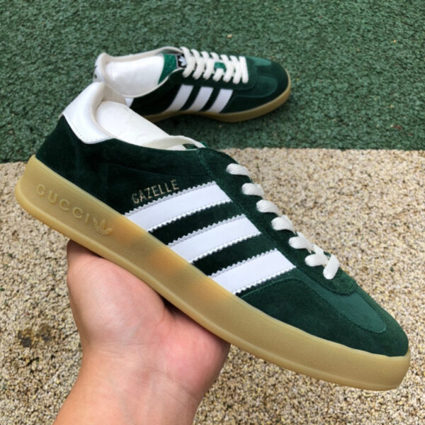 Gucci co-branded Adidas Green And White - Image 4