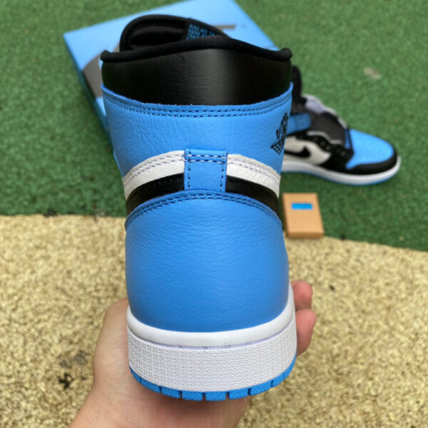 Black North Carolina University Blue Air Jordan - Image 12