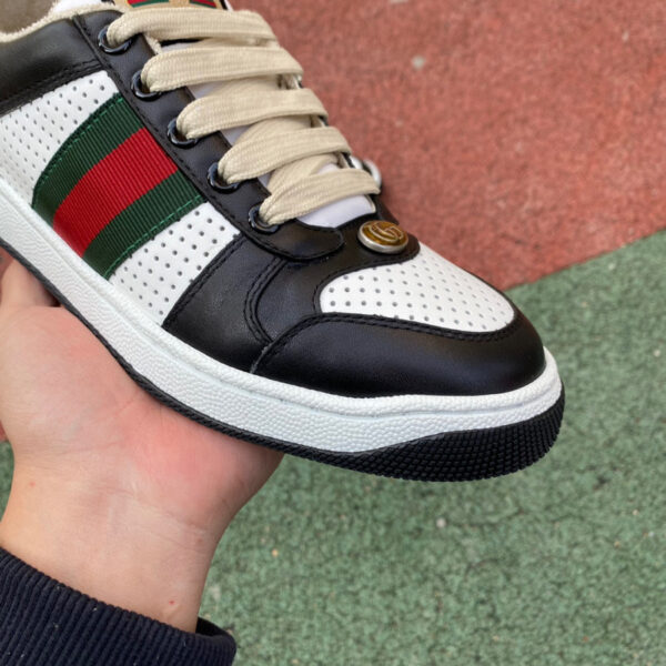 Gucci Low Top Black And White - Image 6