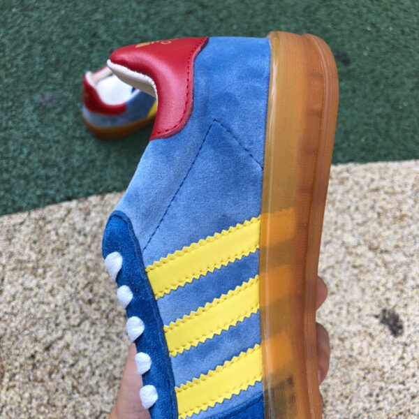 Gucci Co-Branded Adidas Blue Brown - Image 5