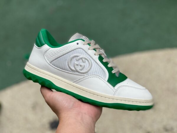 Gucci MAC80 White and Green Distressed Guangzhou - Image 6