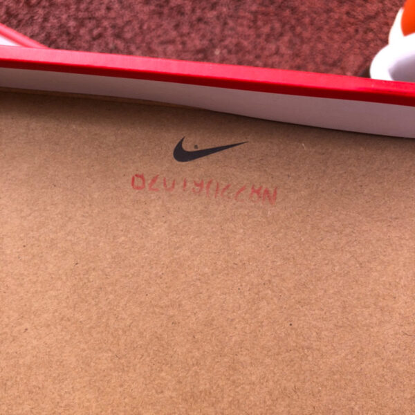 White Orange  Starfish Air Jordan - Image 13
