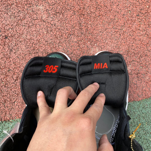 Miami Black Green Orange Air Jordan - Image 7