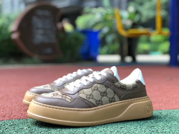 Gucci thick-soled  Gray And Light Brown