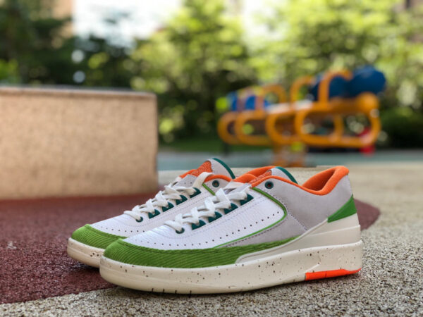 White Green Orange Titan x Air Jordan