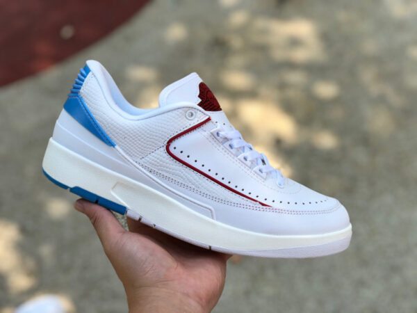 White Blue Red Titan x Air Jordan - Image 2