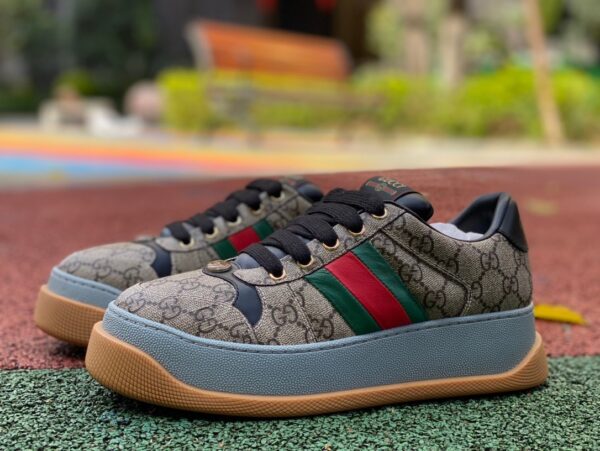 Gucci Fat Butt Hollow Brown Gray