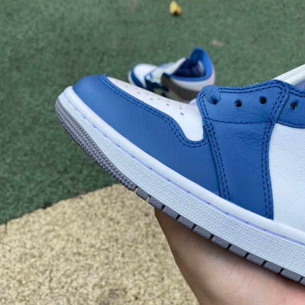 White Gray Blue Air Jordan - Image 16
