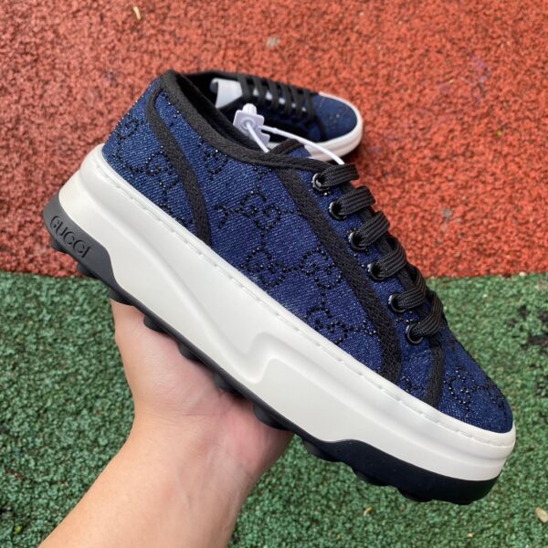 Gucci 1977 Diamond Blue tennis - Image 5