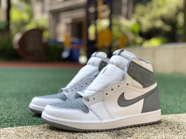 Gray And White Stealth Air Jordan
