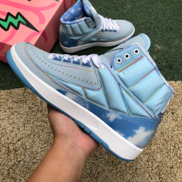 Sky Blue Balvin X Air Jordan - Image 9