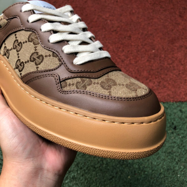 Gucci thick-soled  Gray And Light Brown - Image 9