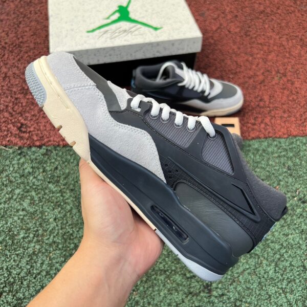 aj4 low-top black gray Nike retro casual shoes basketball shoes FQ7938-002 - Image 4
