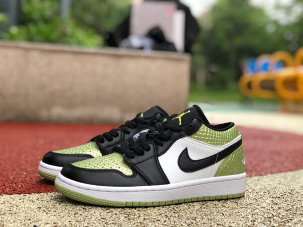 Vivid Green Snakeskin Air Jordan