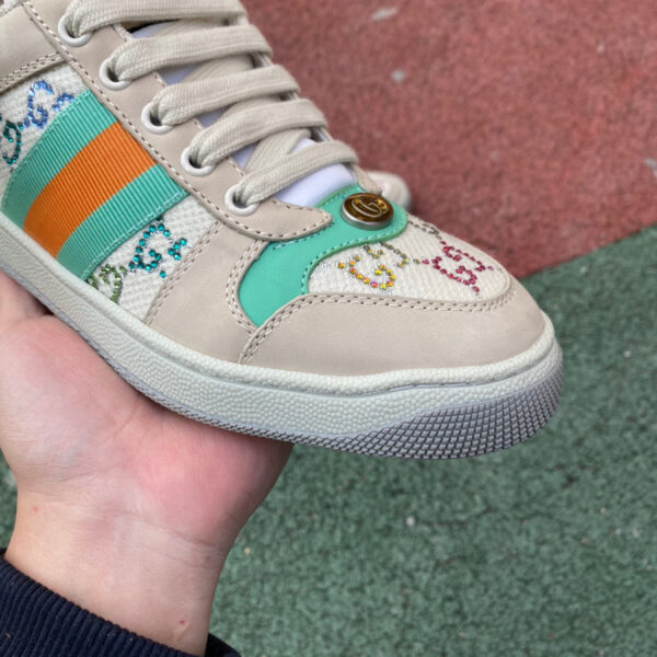 Gucci Low Top Gray Green - Image 8