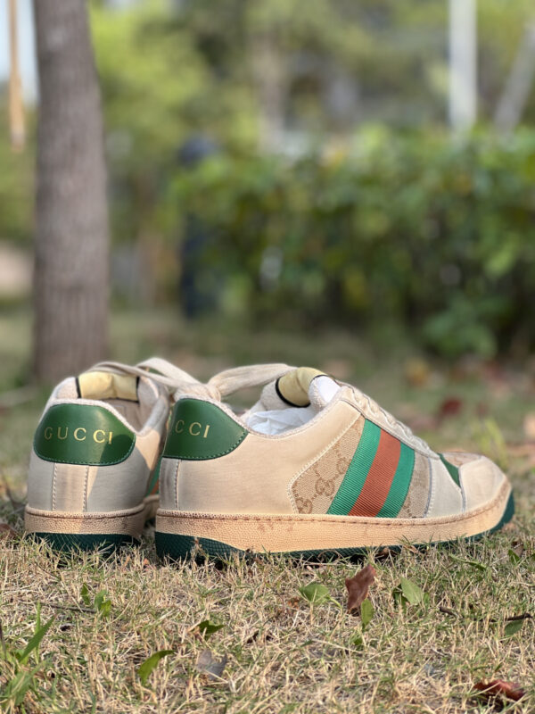 Gucci Dirty Shoes With Green Tail - Image 12