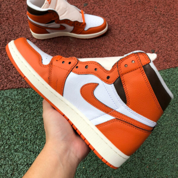 White Orange  Starfish Air Jordan - Image 2