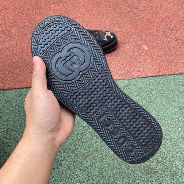 Gucci Thick-Soled Black Embroidered - Image 8
