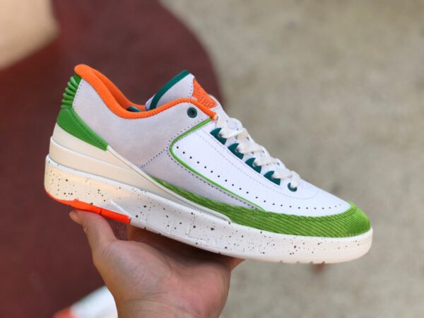 White Green Orange Titan x Air Jordan - Image 11