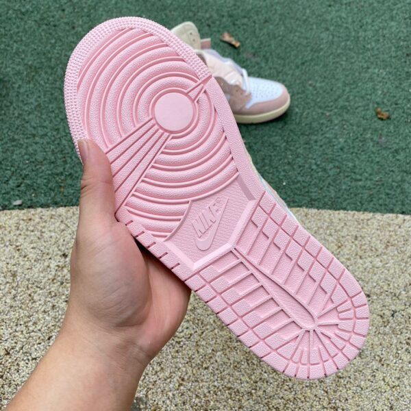 Washed White Pink Air Jordan - Image 17